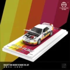 TimeMicro 1:64 Nissan GTR R32 Rainbow No. 21 Race Car