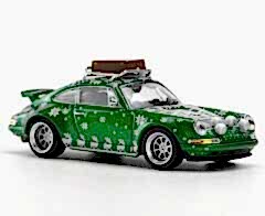 Pop Race 1/64 Porsche Singer Christmas Edition 2023 - Yeşil PR64-84