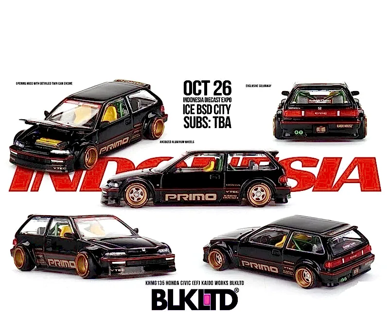 Kaido House BLKLTD 046/312 135 Honda Civic (EF) Black Limited