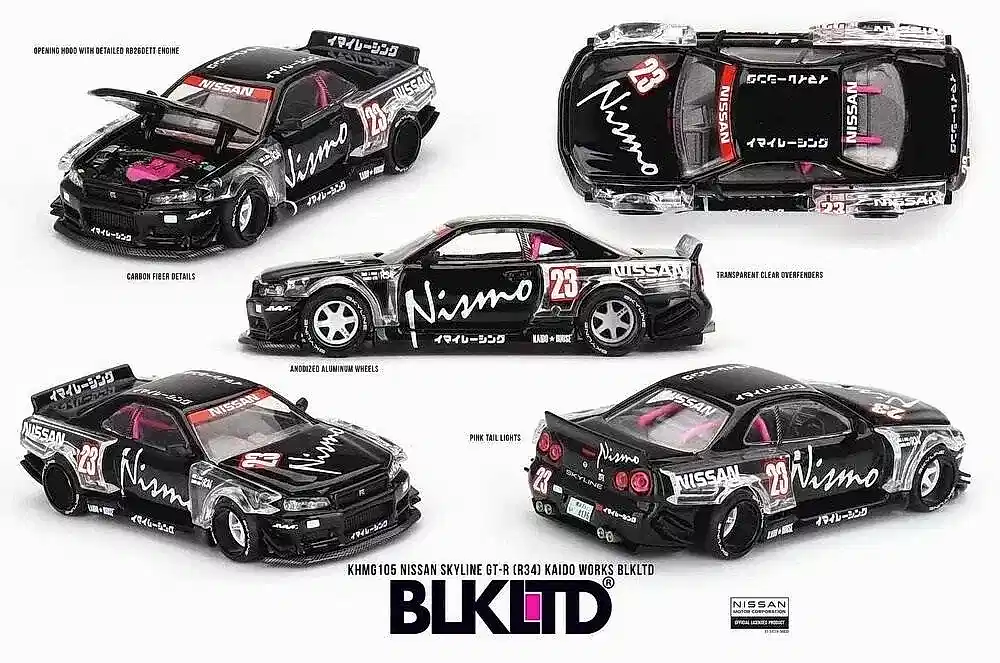 Kaido House BLKLTD 218/280 105 Nissan Skyline GT-R (R34) Black Limited