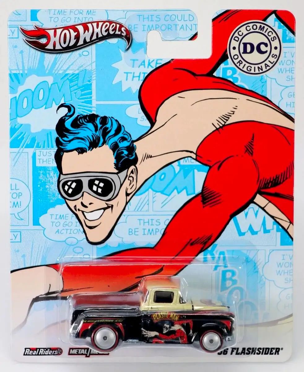 Hot Wheels Premium DC - Plastic Man- '56 Flashsider W6666