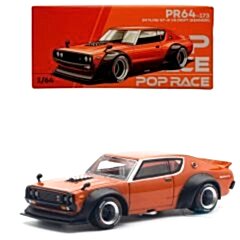 Pop Race 1/64 Nissan Skyline GT-R V8 Drift (Kenmeri) PR64-173