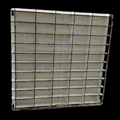 50 Araç Kapasiteli Pleksi Kapaklı Stand ''BEYAZ''