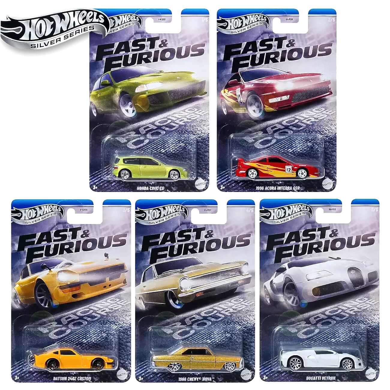 Hot Wheels Silver Series - F&F - Racing Course 2025 Mix K - HNR88-979K