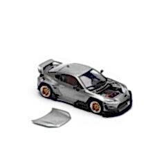 Pop Race 1/64 Pandem Toyota GR 86 - Gümüş / PR640235