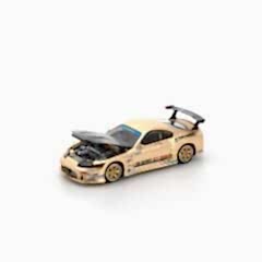 Pop Race 1/64 Top Secret Toyota GT300 Supra - Karbon Kaput / PR640277