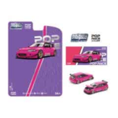 Pop Race 1/64 Pandem Honda Civic EG6 - Pembe / PRE008