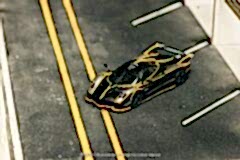 Tarmac Works 1/64 Pagani Huayra R Matt Black / Silver - GLOBAL64