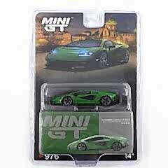 Mini GT 976 1/64 Lamborghini Countach LPI 800-4 Verde Medio - Blister Paket