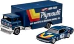 HOTWHEELS TEAM TRANSPORT 70 Plymouth AAR Cuda&SAKURA SPRINTER