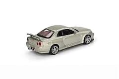 Mini GT 1/64 1003 Nissan Skyline GT-R (R34) V-Spec II Nür Millenium Jade