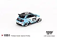 Mini GT 1/64 1051 Abarth 595 LB-WORKS x Abas Works IZTK