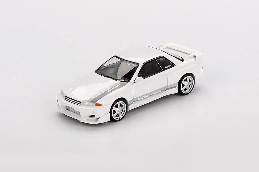 Mini GT 1/64 1066 Nissan Skyline GT-R (R32) VeilSide Combat C-I White