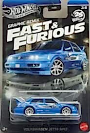 Hot Wheels Silver Series - F&F Graphic Remix 5 - Volkswagen Jetta MK3